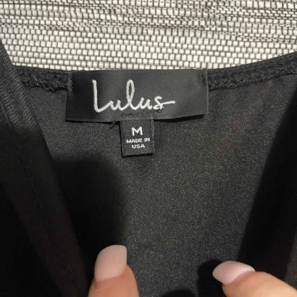 Lulu’s Black Bodycon Dress - Picture 6 of 7